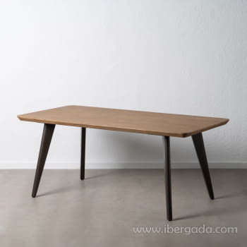 Mesa Comedor Madera/Metal (180x90x76)