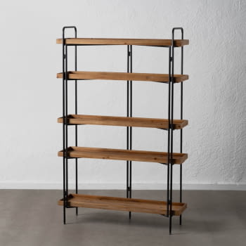Estanteria Madera/Metal (111x34x176)