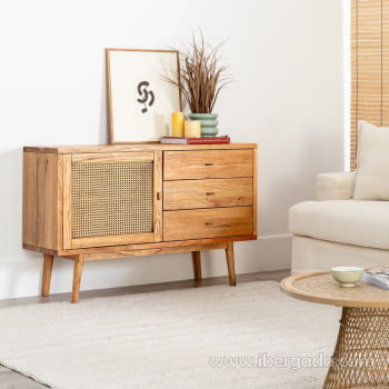 Aparador Madera Mindi (120x40x77)