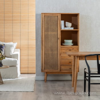 Armario Madera Mindi (90x38x165)