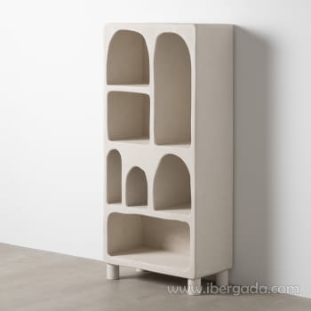 Estanteria Madera Blanca (80x38x170)