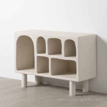 Aparador Madera Blanca (120x38x80)