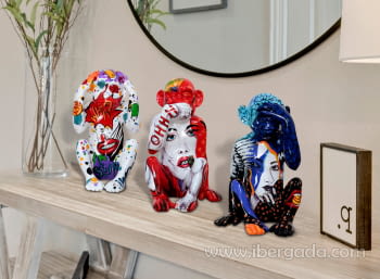 Set 3 Figuras Monos Sabios (24x15)