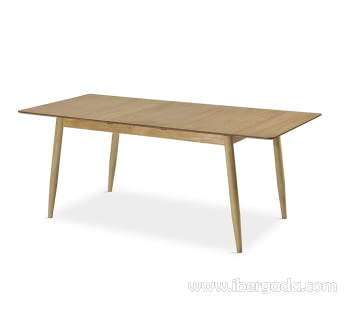 Mesa de Comedor Extensible Roble (150-190x90)