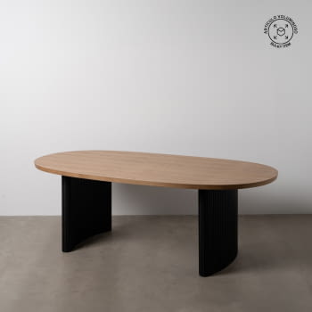 Mesa Comedor Madera/Metal (220x113x75)