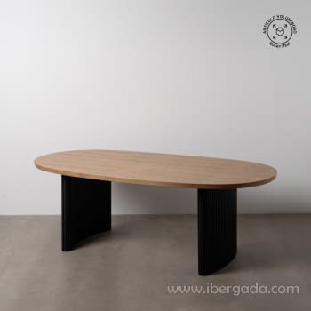 Mesa Comedor Madera/Metal (220x113x75)