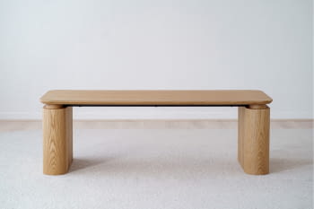 Mesa de Centro Línea Fresno Natural (145x60x46,3)