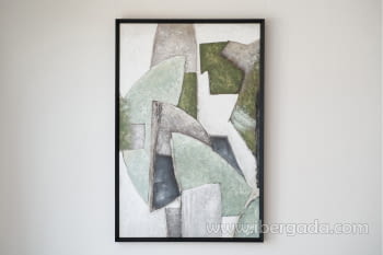 Cuadro Abstracto Formas N.2 con marco (150x100)
