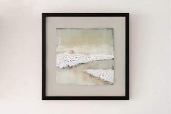 Cuadro Abstracto Costa N.1 con marco (60x60)