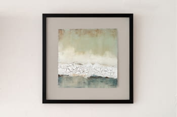 Cuadro Abstracto Costa N.2 con marco (60x60)