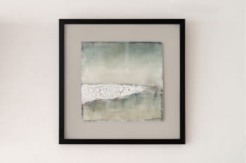 Cuadro Abstracto Costa N.4 con marco (60x60)