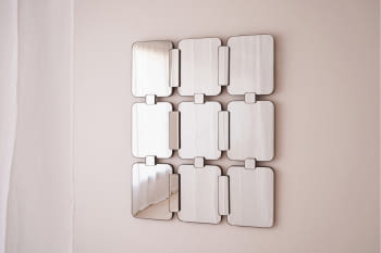 Espejo Rectangular Metal/Envejecido (143x116)