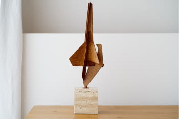 Escultura Abstracción N.1 Oxido (61x20)