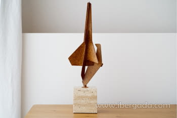 Escultura Abstracción N.1 Oxido (61x20)