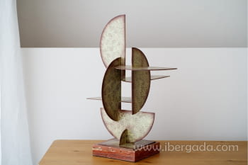 Escultura Abstracción N.3 Cálidos (59,5x48)