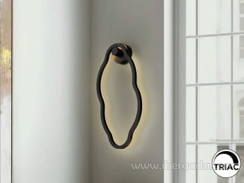 Aplique Tono Negro (51x28x8)