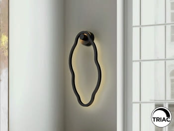 Aplique Tono Negro (51x28x8)