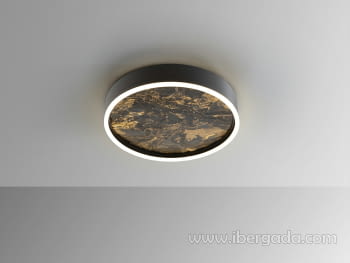 Plafón Stone Negro CCT (40x40)-3
