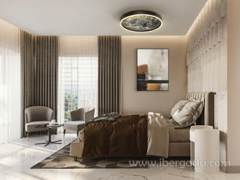 Plafón Stone Negro CCT (60x60)-2