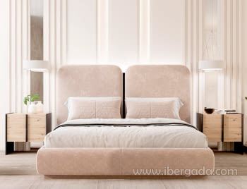 Cabecero BD02 Champagne/Negro (160-190)