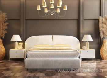 Cabecero BD08 Crema/Oro (100-190)