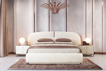 Cabecero BD08 Crema/Cobre (100-190)
