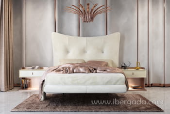 Cabecero BD09 Crema (100-190)