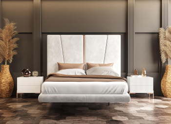 Cabecero BD12 Crema/Cobre (100-190)