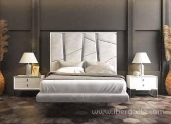 Cabecero BD19 Champagne/Plata (100-190)