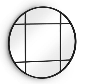 Espejo Metálico Redondo Negro (80cm, 100cm o 120cm)