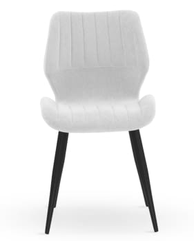 Silla Chenilla Blanco/Negro