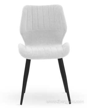 Silla Chenilla Blanco/Negro