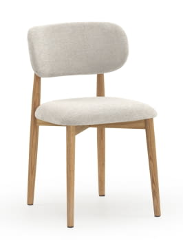 Silla Chenilla Blanco/Roble
