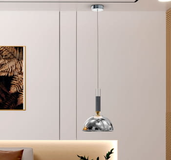 Colgante Charlize 1L Plata