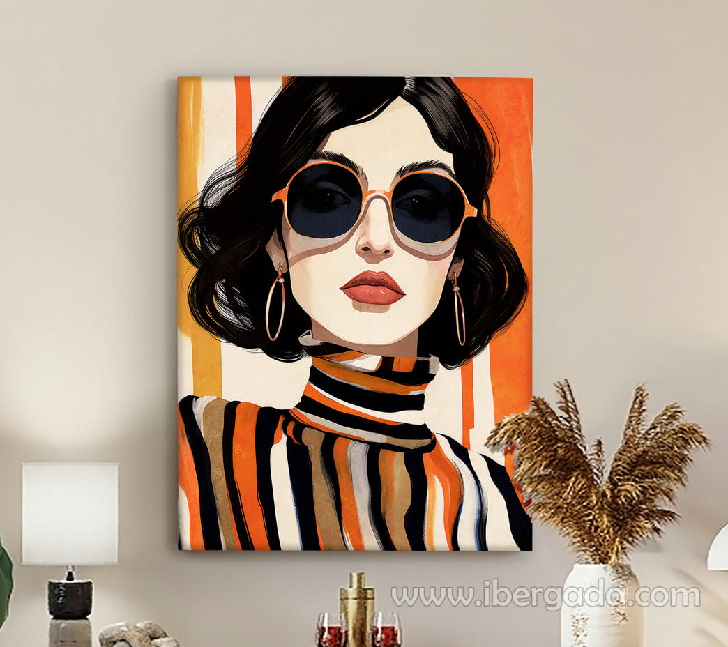 Cuadro Acrílico Orange (120x90)-1