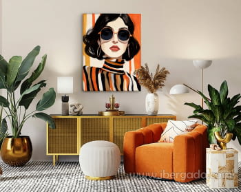 Cuadro Acrílico Orange (120x90)-2