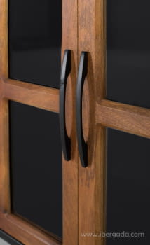 Aparador Enzo 4 Puertas Mango/Hierro (190x40x80)-6