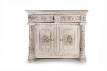 Aparador Mango Blanco Envejecido (120x45x100)
