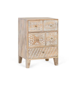 Mesita de Noche Mango Natural (45x34x63)