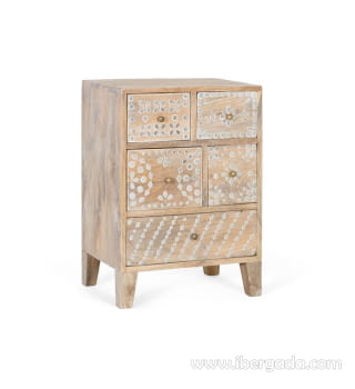 Mesita de Noche Mango Natural (45x34x63)