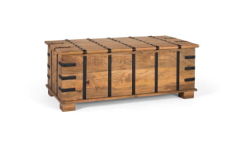 Baúl Madera Mango/Hierro (120x60x46)