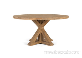 Mesa de Comedor Madera Mango Redonda (150x150)