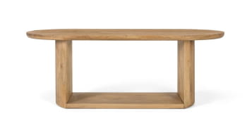 Mesa de Comedor Madera Mango Ovalada (210x100)