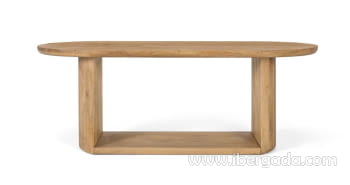 Mesa de Comedor Madera Mango Ovalada (210x100)