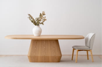 Mesa de Comedor Grande Fresno Natural (230x117)