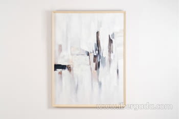 Cuadro Abstracto Blancos Azules N2 (100x130)-1