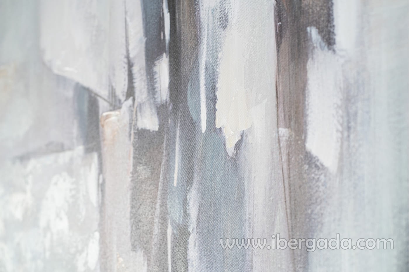 Cuadro Abstracto Blancos Azules N2 (100x130)-3