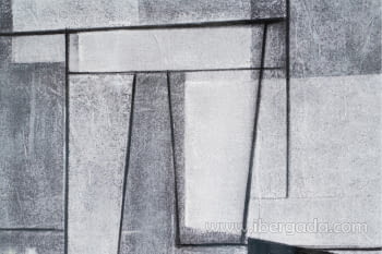 Cuadro Abstracto en Grises/Cristal N2 (80x100)-3