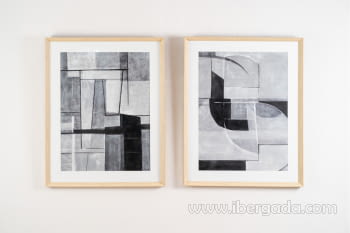 Cuadro Abstracto en Grises/Cristal N2 (80x100)-5