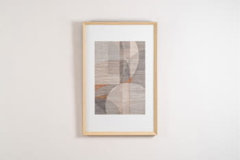 Cuadro Abstracto Curvas/Cristal N2 (66x100)